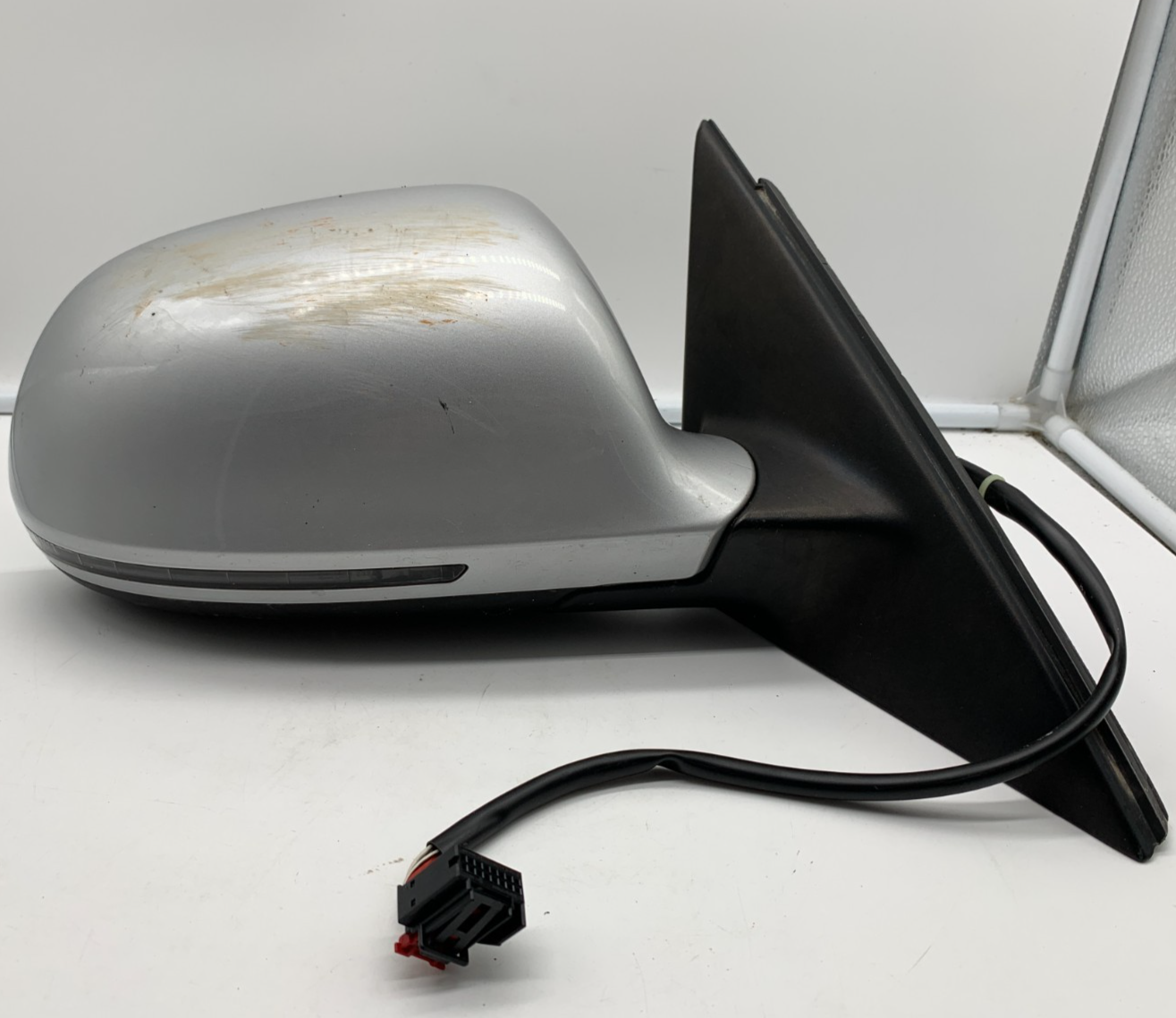 2009 Audi A4 Passenger Side View Power Door Mirror Gray OEM B04B21003