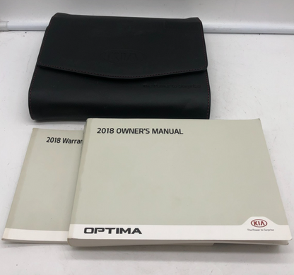 2018 Kia Optima Owners Manual Set with Case OEM A01B21007