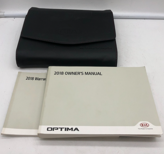 2018 Kia Optima Owners Manual Set with Case OEM A01B21007