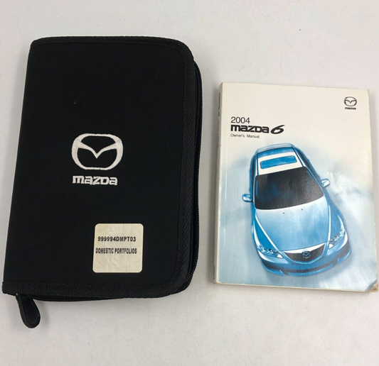 2004 Mazda 6 Owners Manual with Case OEM D03B27025