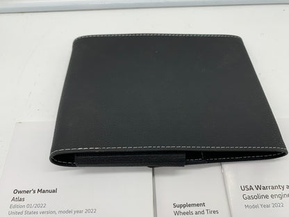 2022 Volkswagen Atlas Owners Manual Set with Case OEM C02B14054