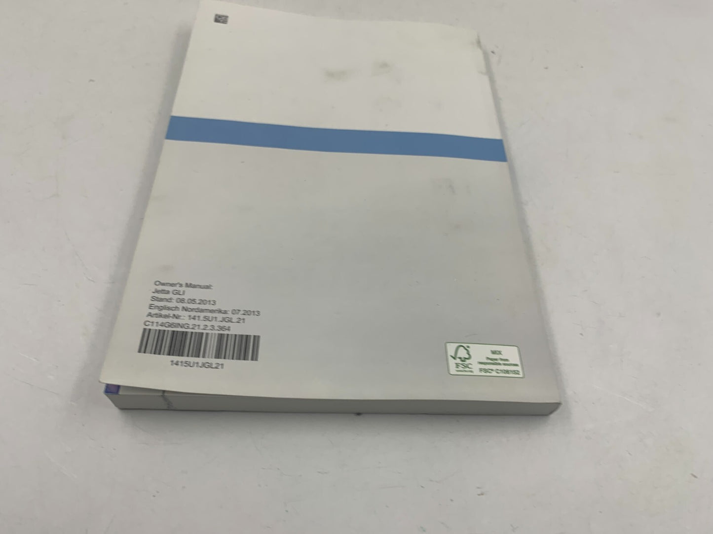 2014 Volkswagen Jetta Owners Manual Set with Case OEM C03B06051