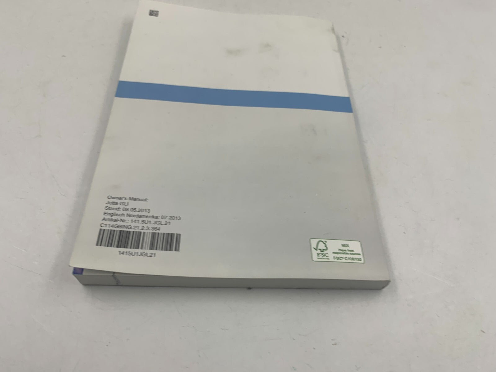 2014 Volkswagen Jetta Owners Manual Set with Case OEM C03B06051
