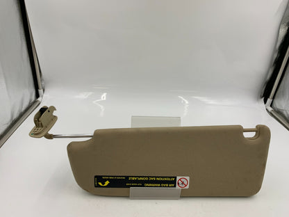 2005-2011 Audi A6 Passenger Sun Visor Brown Illuminated OEM E02B20067