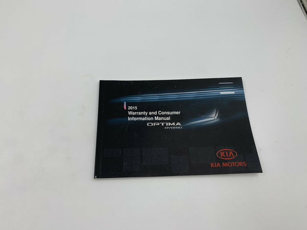 2015 Kia Optima Sedan Owners Manual HandBook Set OEM K01B13006