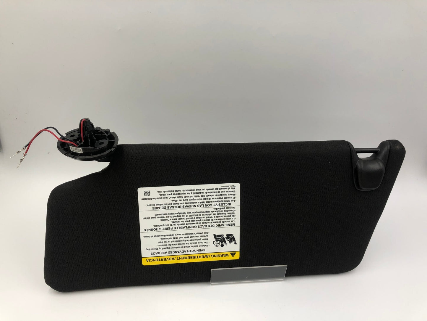 2011-2015 Ford Explorer Passenger Sunvisor Gray Illuminated OEM B04B07046