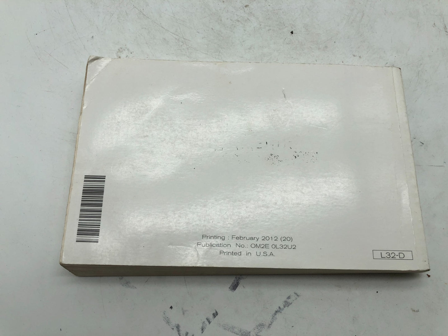 2012 Nissan Altima Owners Manual OEM A02B42002