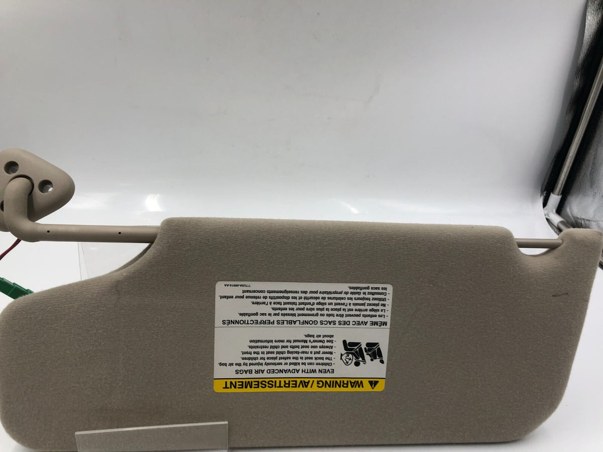 2008-2009 Mercury Sable Passenger Sun Visor Tan Illuminated OEM B02B05049