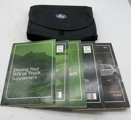 2011 Ford Explorer Owners Manual Set with Case OEM A03B14055