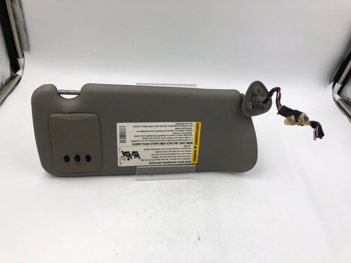 2003-2007 Cadillac CTS Driver Sun Visor Gray Illuminated OEM C01B19019