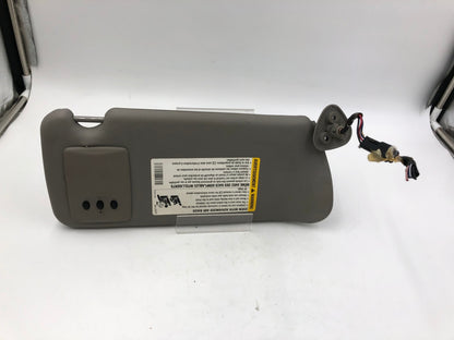 2003-2007 Cadillac CTS Driver Sun Visor Gray Illuminated OEM C01B19019