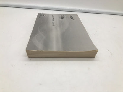 2018 Chevrolet Cruze Owners Manual OEM B03B25079