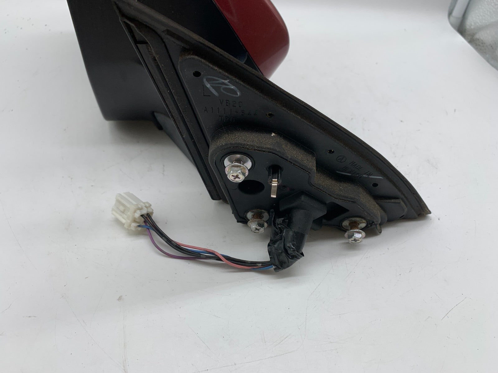 2011-2014 Subaru Legacy Driver Side View Power Door Mirror Red OEM B04B01006