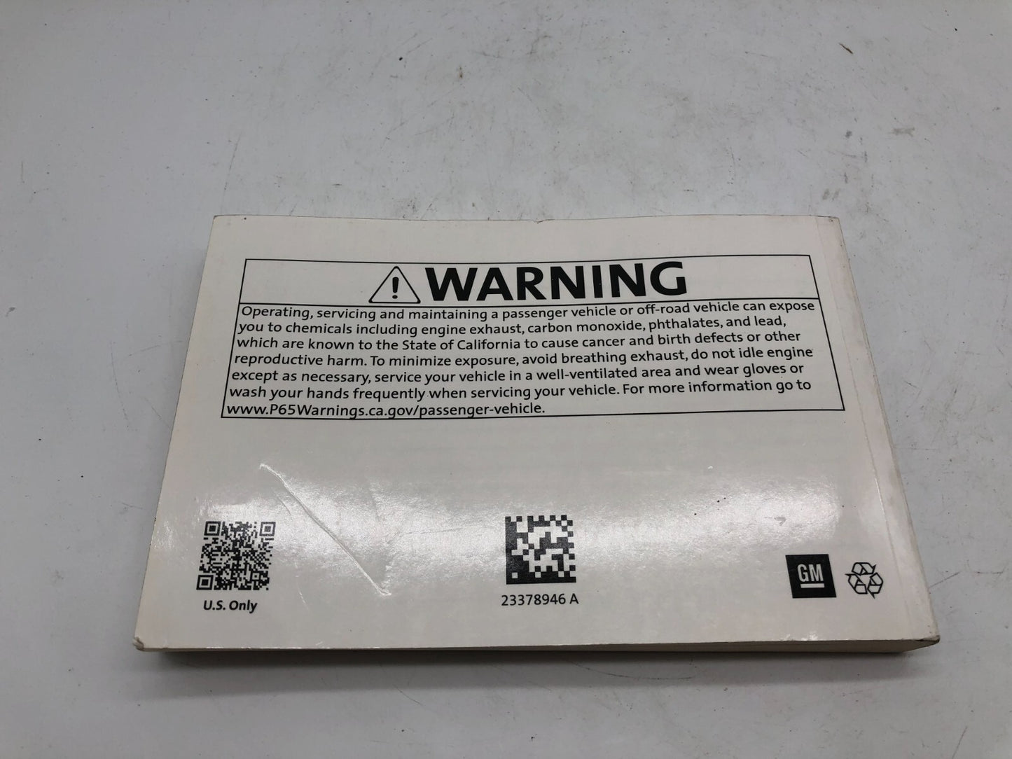 2018 Chevrolet Malibu Owners Manual OEM B02B48004