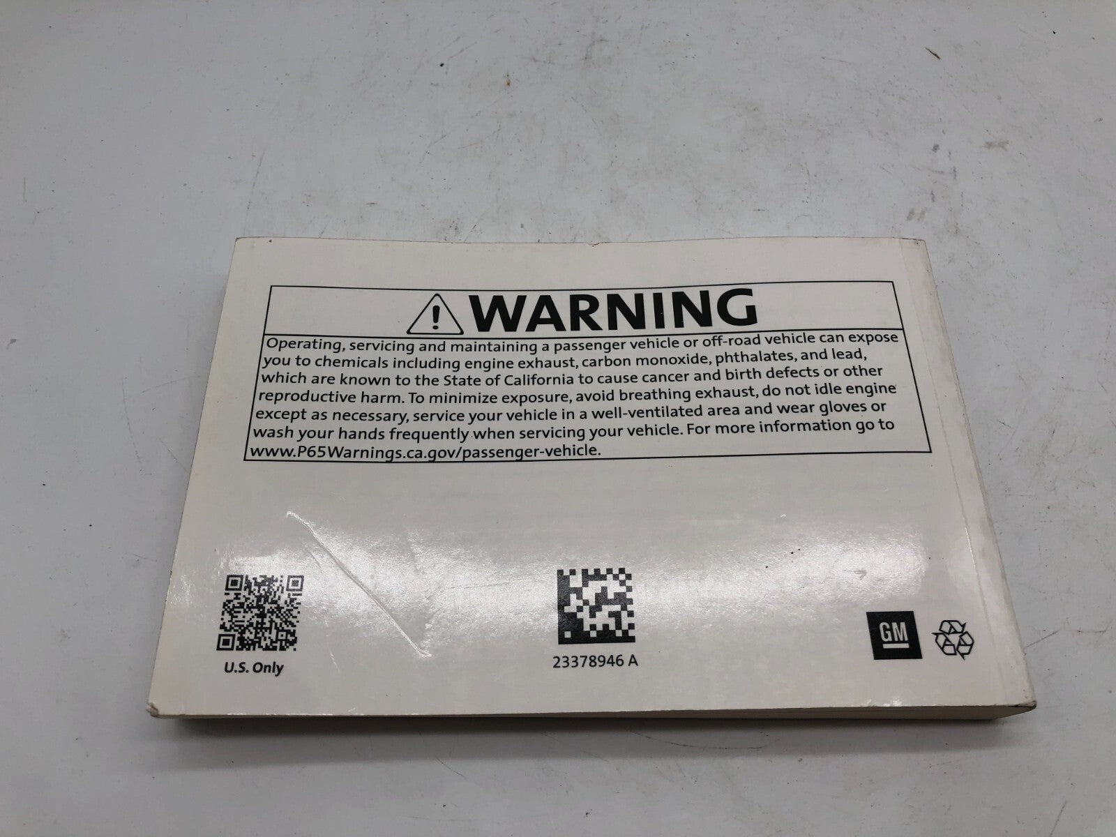 2018 Chevrolet Malibu Owners Manual OEM B02B48004