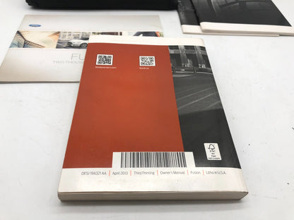 2013 Ford Fusion Owners Manual Set with Case OEM D02B03003