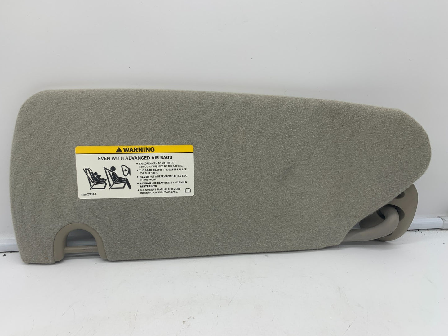 2004-2009 Dodge Durango Passenger Sun Visor Beige OEM A01B52099