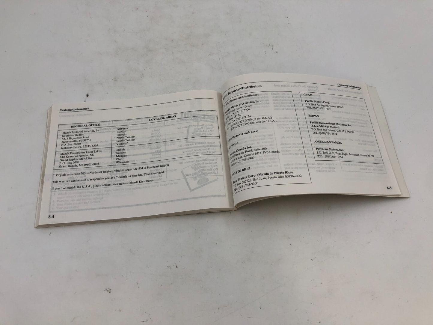 1997 Mazda 626 Owners Manual OEM C03B69022