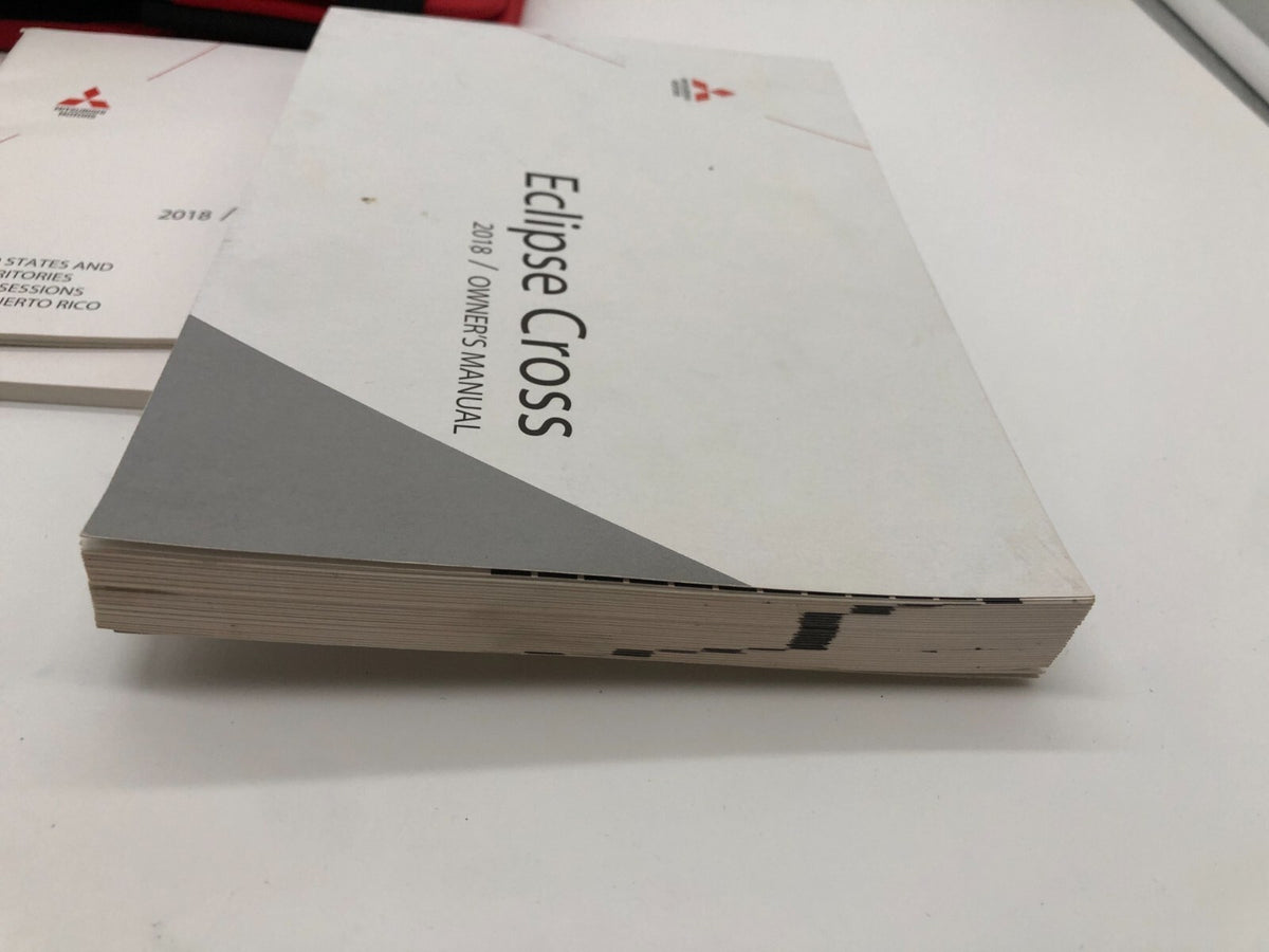 2018 Mitsubishi Eclipse Cross Owners Manual Set with Case OEM R01B34012