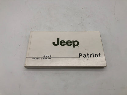 2008 Jeep Patriot Owners Manual OEM A03B03003