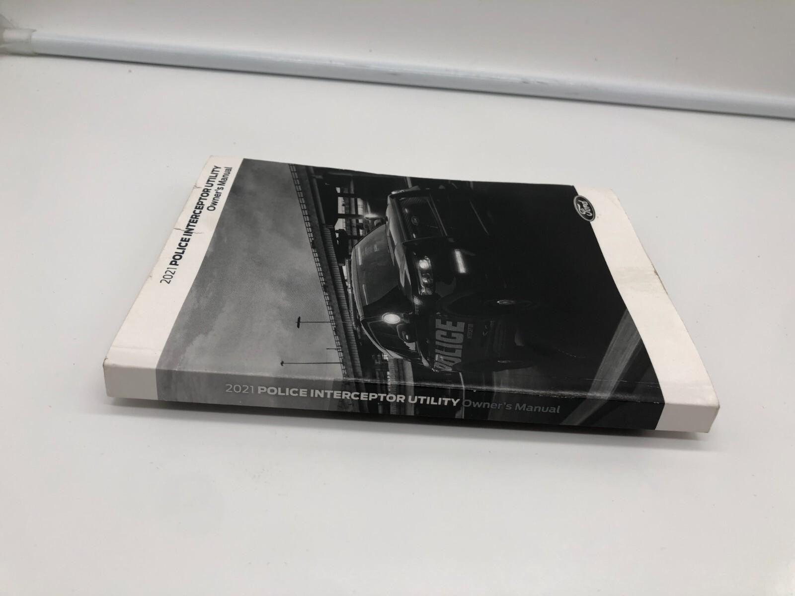 2021 Ford Police Interceptor Utility Owners Manual OEM D01B42006