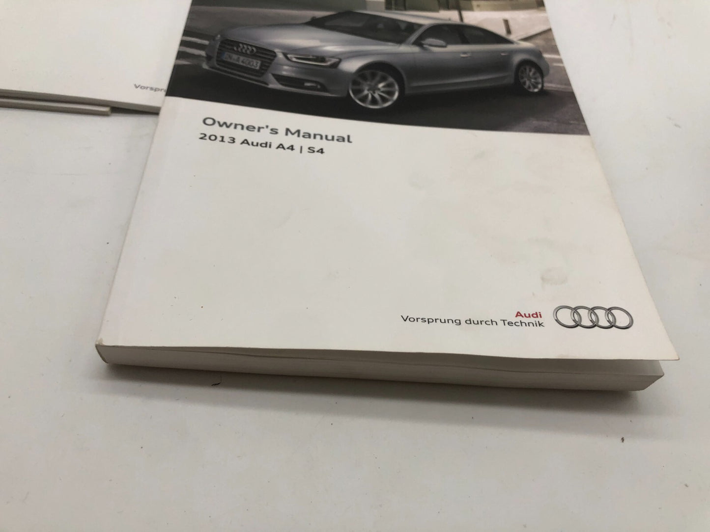2013 Audi A4 Sedan Owners Manual Set with Case OEM E01B17029
