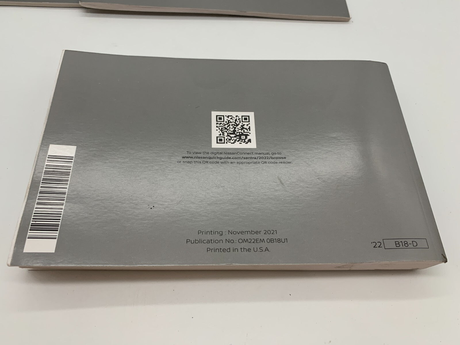 2022 Nissan Sentra Owners Manual Set OEM A02B56046