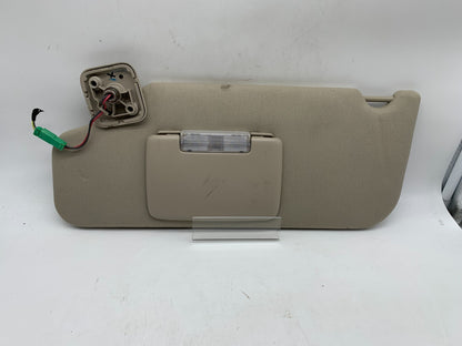 2010-2011 Ford Taurus Driver Sun Visor Gray Illuminated OEM D02B43010