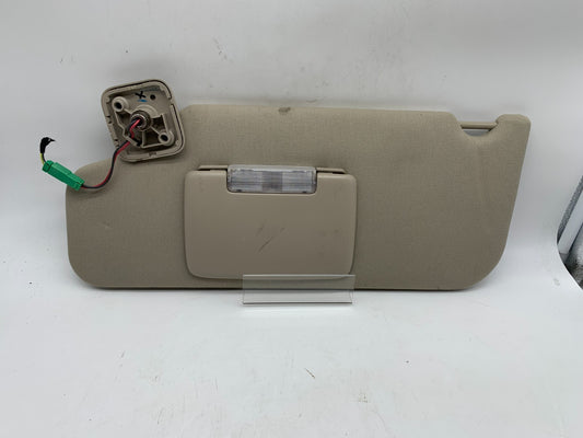 2010-2011 Ford Taurus Driver Sun Visor Gray Illuminated OEM D02B43010