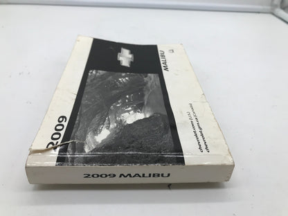 2009 Chevrolet Malibu Owners Manual OEM D01B13006