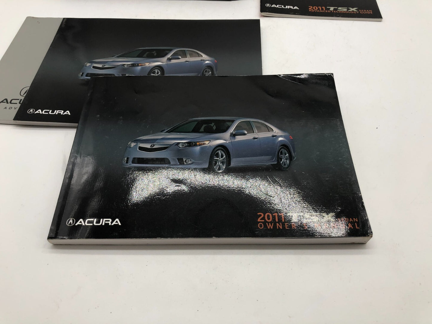 2011 Acura TSX Owners Manual Set with Case OEM A01B10003