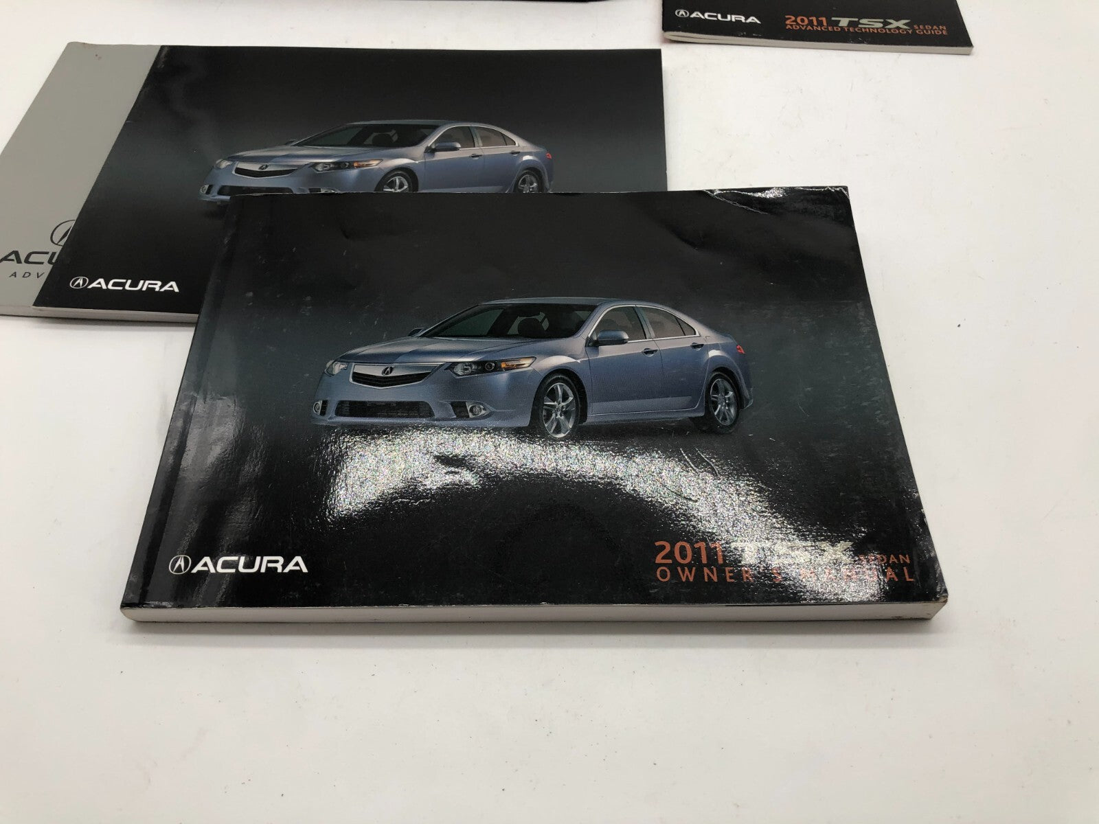 2011 Acura TSX Owners Manual Set with Case OEM A01B10003