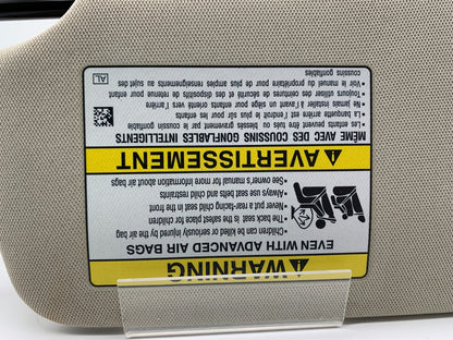 2015-2023 Subaru Legacy Passenger Sun Visor Beige Illuminated OEM C03B06007