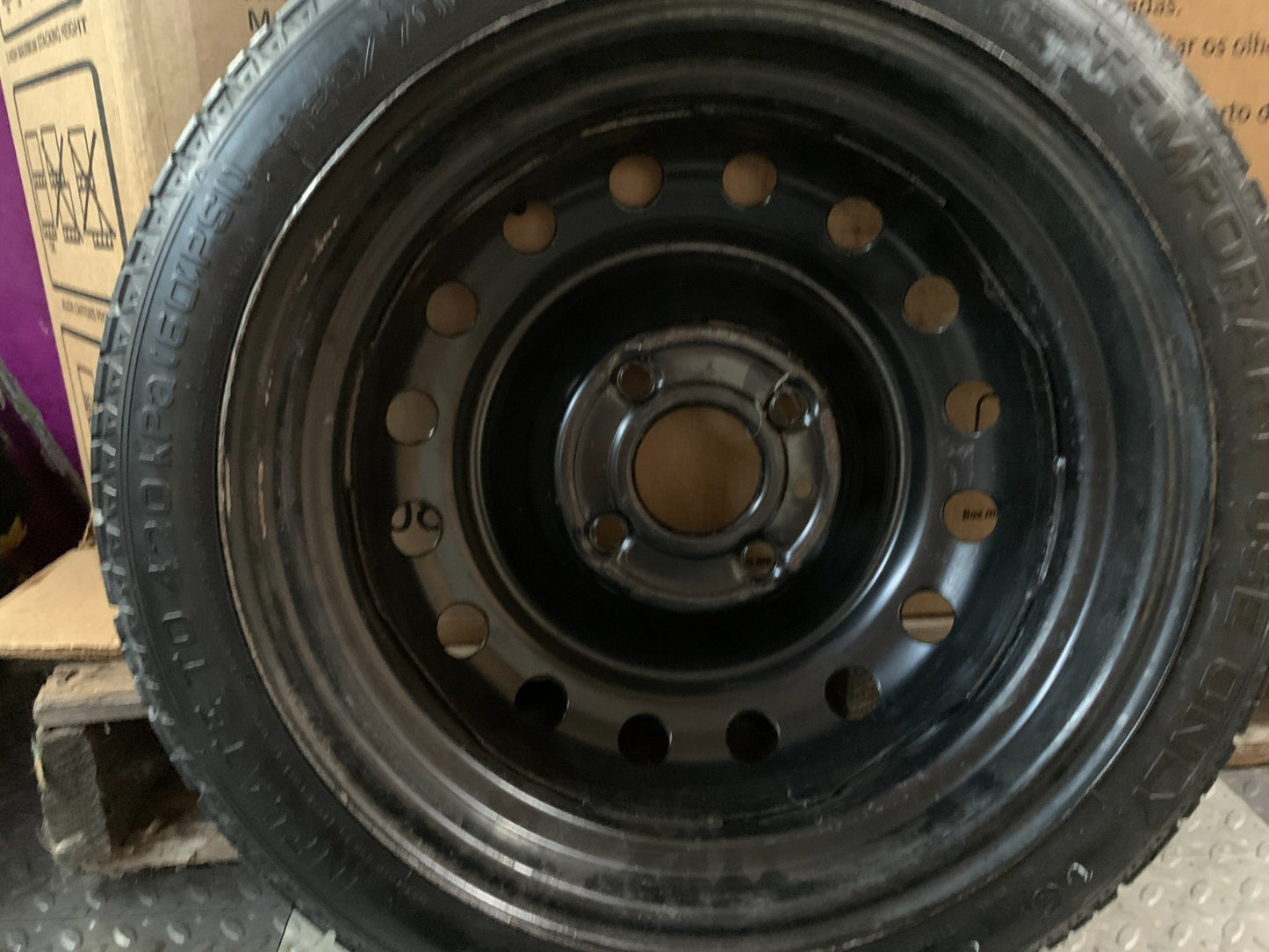 2007-2012 Nissan Versa 15" Spare Tire Wheel Compact Donut T125/70D15