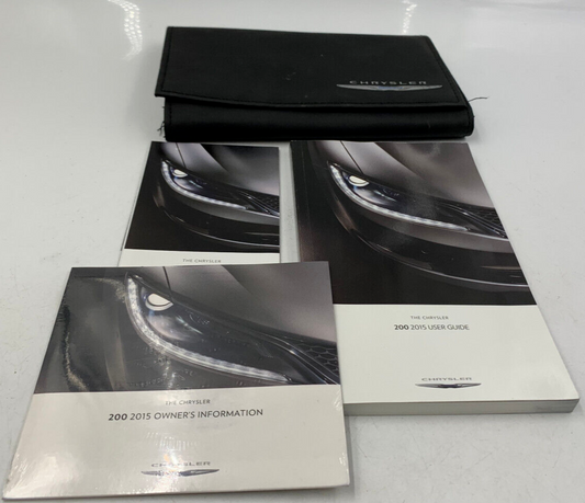 2015 Chrysler 200 Owners Manual Set with Case OEM D03B50044
