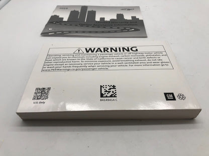 2019 Chevrolet Traverse Owners Manual Set OEM D02B01059