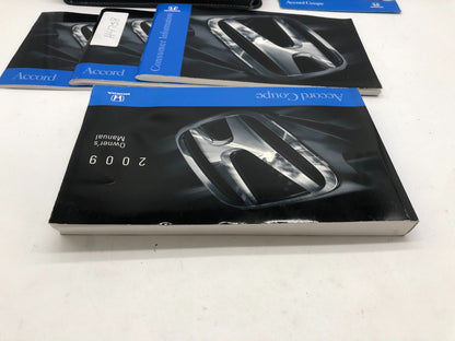 2009 Honda Accord Coupe Owners Manual Set with Case OEM A01B37032