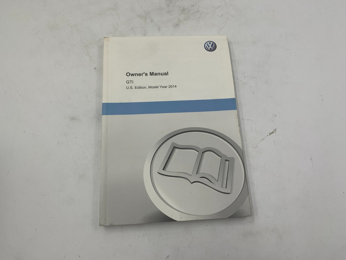2014 Volkswagen Jetta GTI Owners Manual Set with Case OEM A01B22043