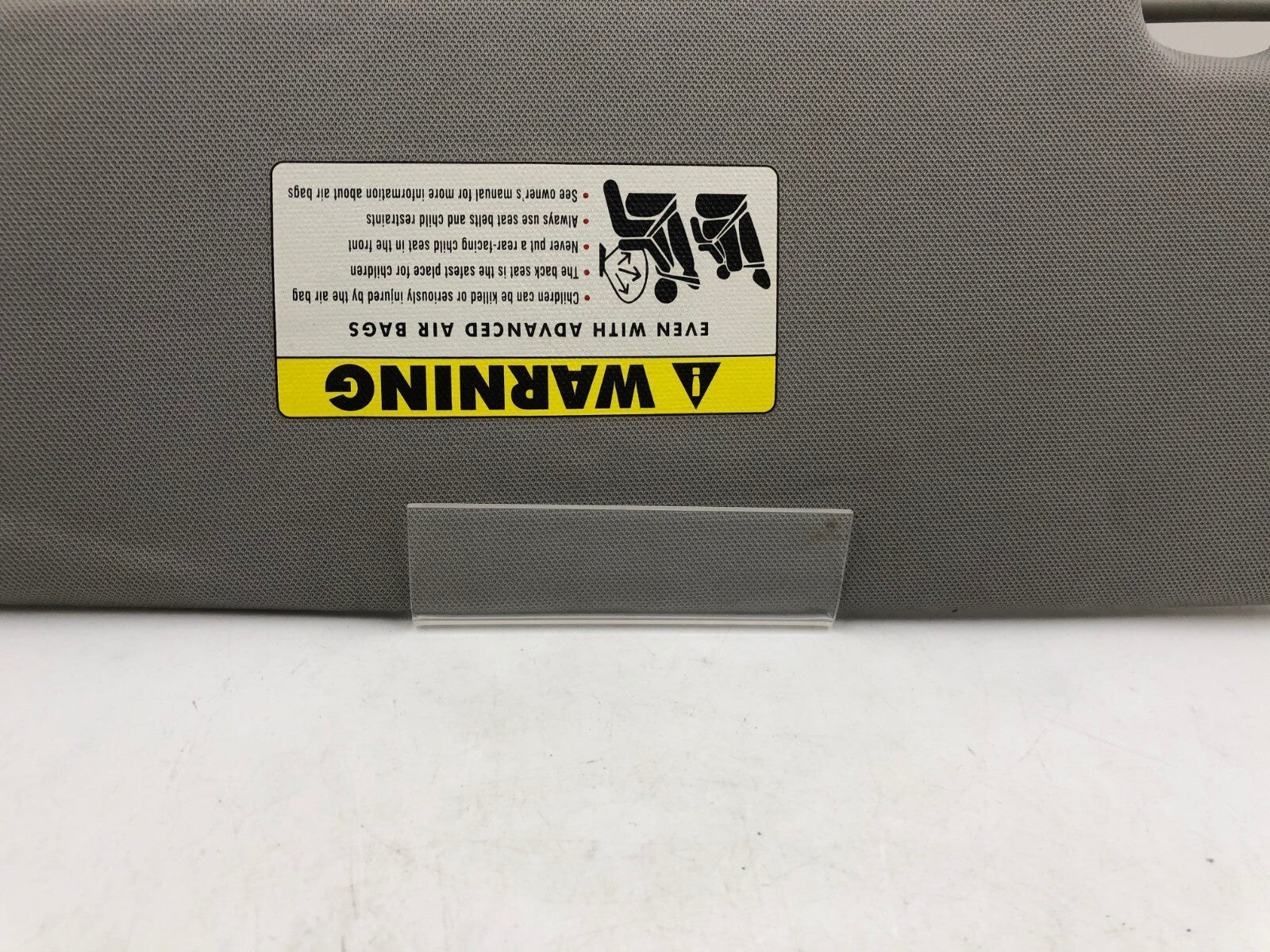 2001-2006 BMW 325i Passenger Sun Visor Gray Illumination OEM D03B44058