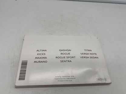 2019 NissanConnect Connect Owners Manual OEM B02B39007