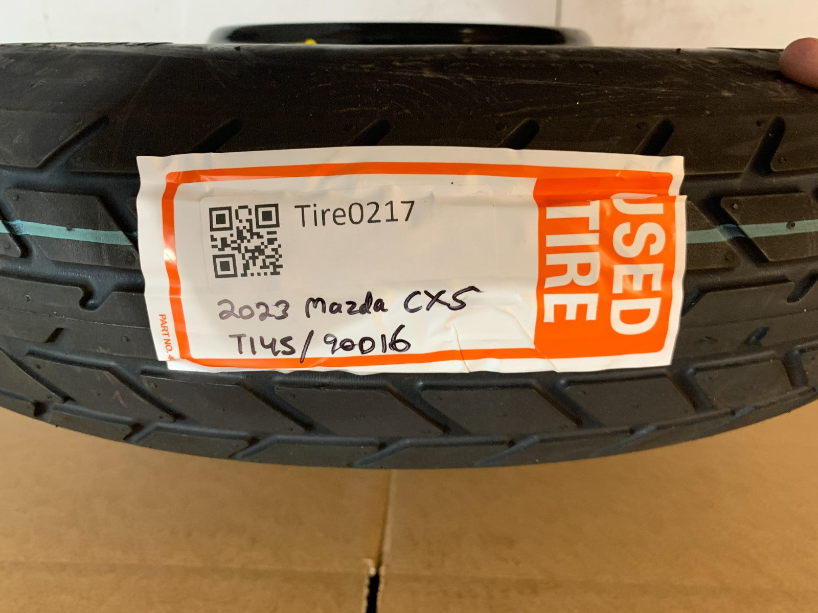 2018-2023 Mazda CX5 CX-5 16" Spare Tire Wheel Compact Donut T145/90D16 OEM