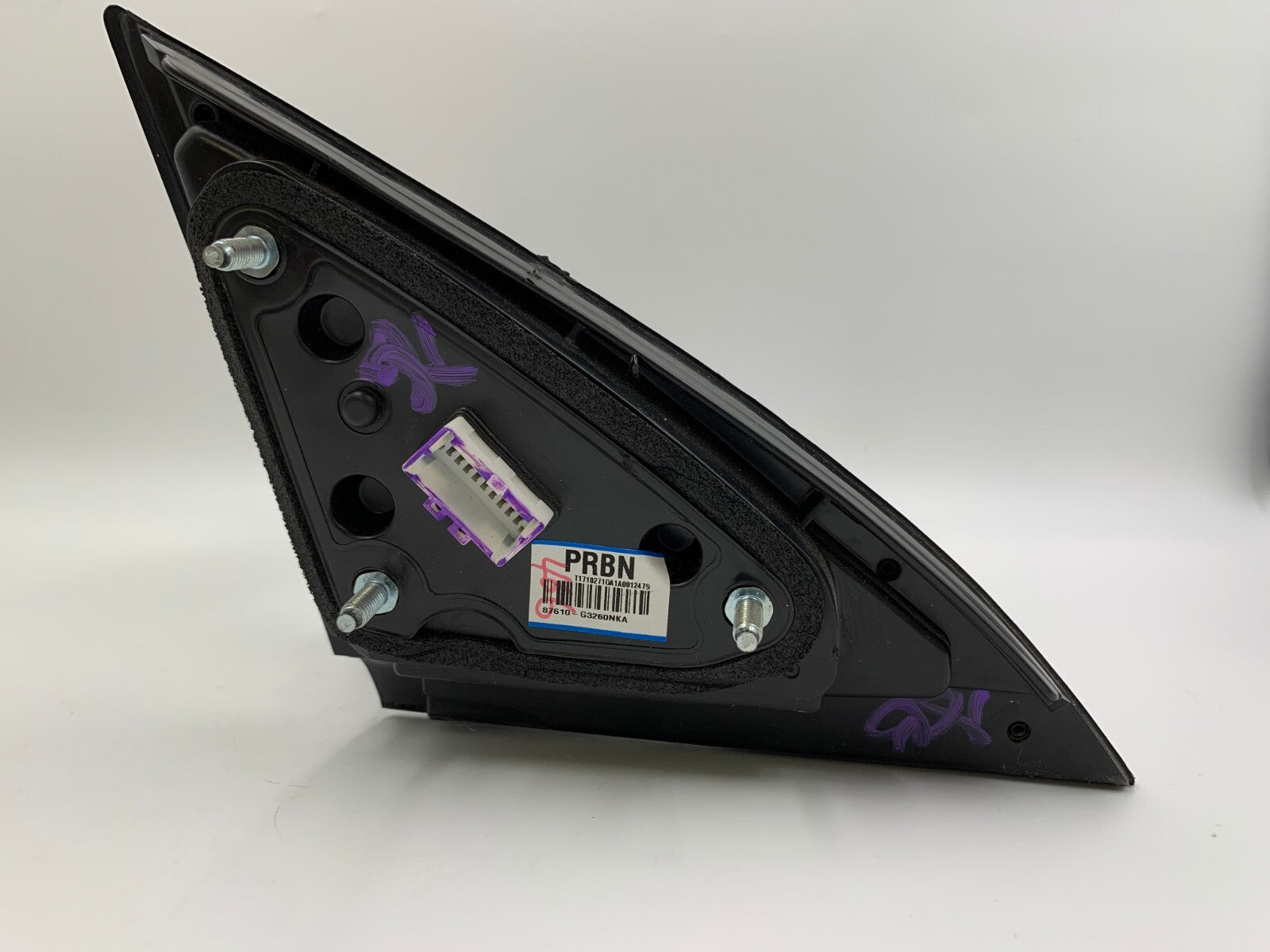 2018-2020 Hyundai Elantra Htbck Driver Side Power Door Mirror Black C02B55019