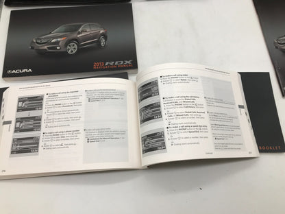 2013 Acura RDX Owners Manual Set with Case OEM