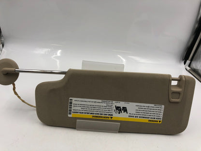 2014-2019 Cadillac CTS Passenger Sun Visor Beige Illuminated OEM B03B06086
