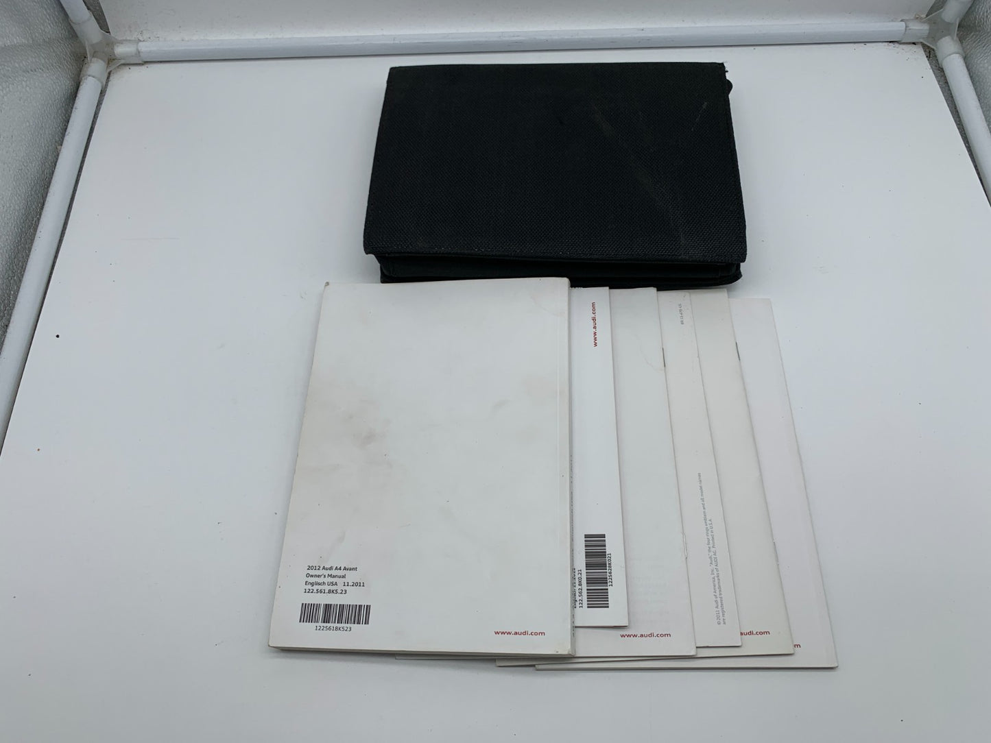 2012 Audi A4 Owners Manual Set with Case OEM E02B50026