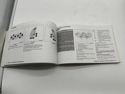 2003 Nissan Altima Owners Manual Set with Case OEM R01B17016
