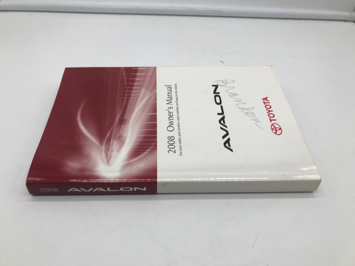 2008 Toyota Avalon Owners Manual OEM R01B27017