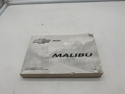 2010 Chevrolet Malibu Owners Manual OEM A01B48005