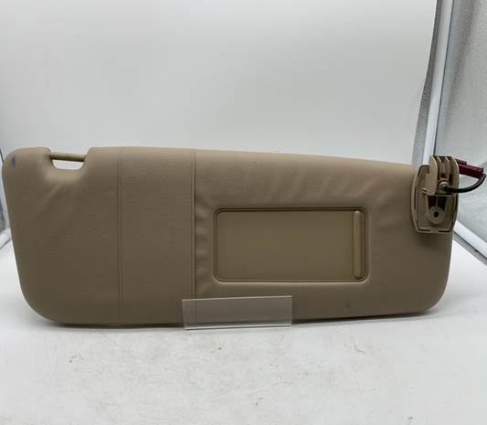 2008-2009 BMW 535i Passenger Sun Visor Beige Illuminated OEM