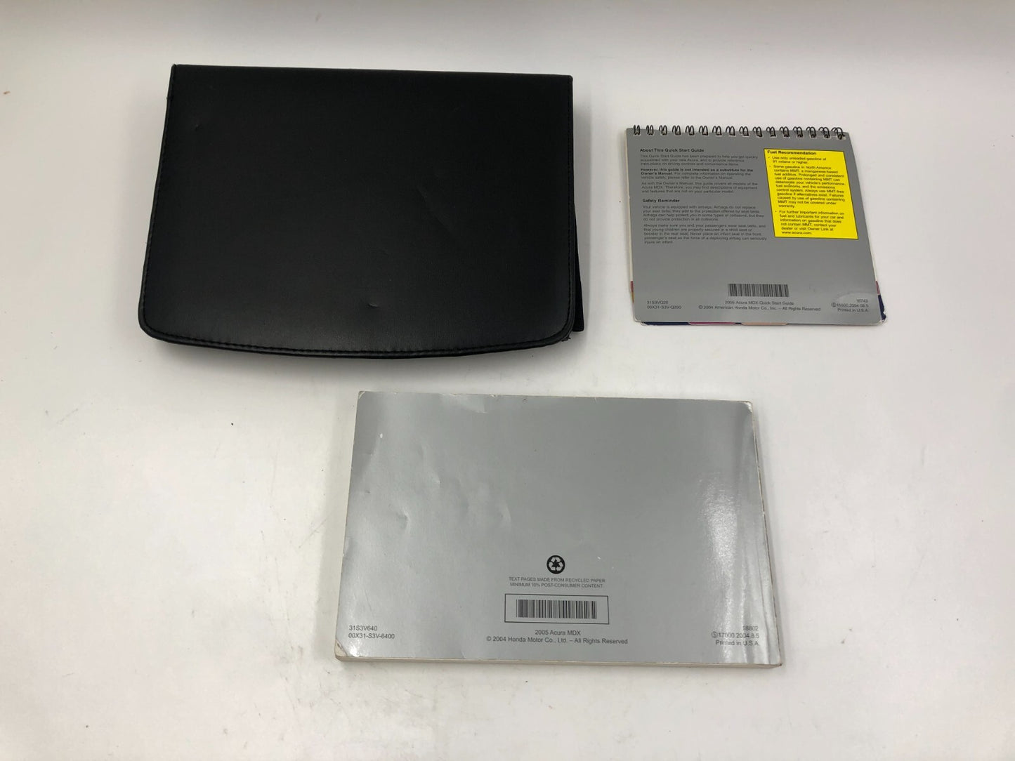 2005 Acura MDX Owners Manual Set with Case OEM C04B50020